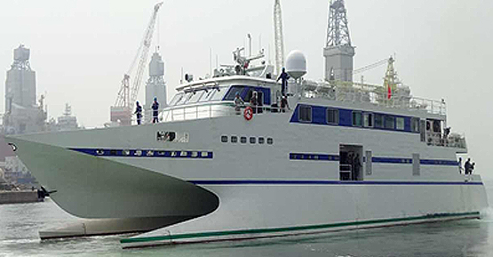 海峽號穿浪雙體工作船